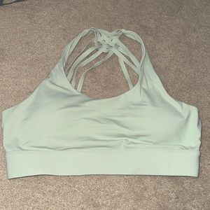 Zyia Cream Weave Sports Bra